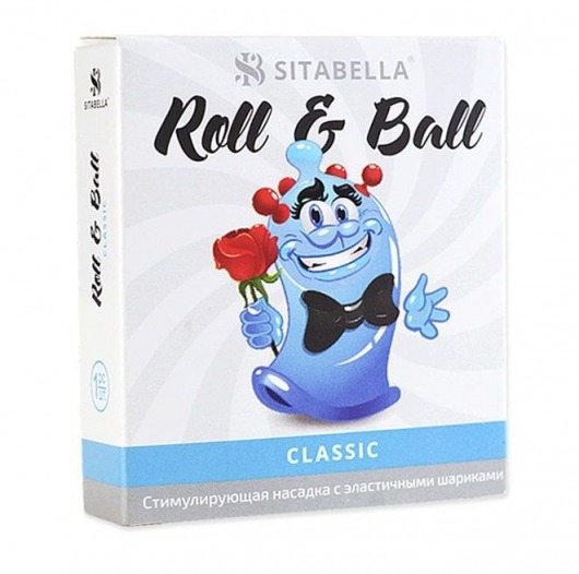 стимулирующий презерватив-насадка Roll   Ball Classic - Sitabella - купить с доставкой в Пензе