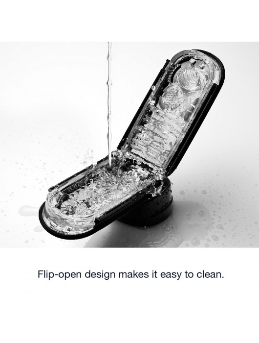 Черный мастурбатор Flip Zero - Tenga - в Пензе купить с доставкой