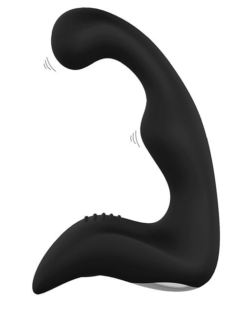 Чёрный перезаряжаемый массажёр простаты BOOTY PLEASER - Dream Toys - в Пензе купить с доставкой