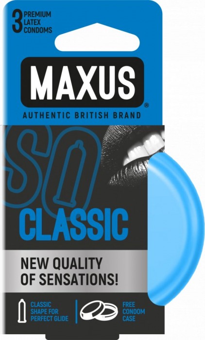 Классические презервативы в железном кейсе MAXUS Classic - 3 шт. - Maxus - купить с доставкой в Пензе