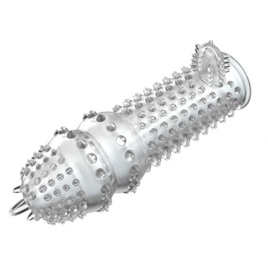 Закрытая прозрачная насадка Crystal sleeve - 14,2 см. - Erowoman-Eroman - в Пензе купить с доставкой
