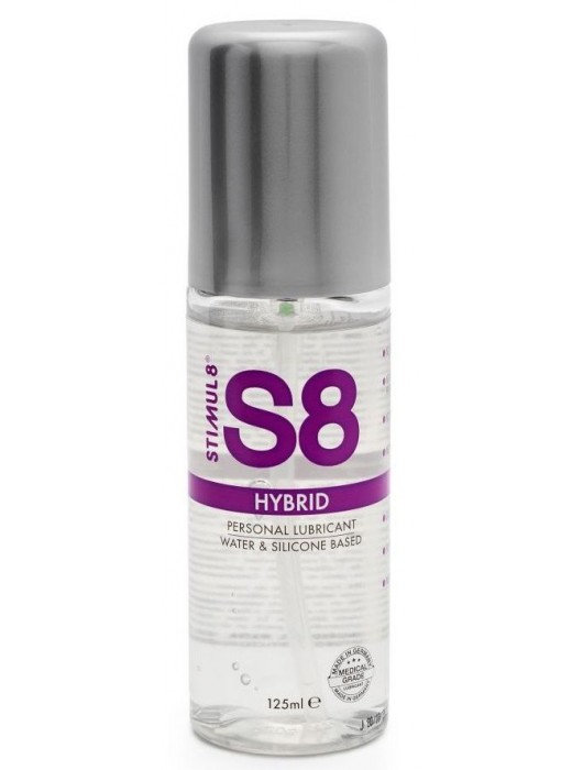 Интимная смазка на водно-силиконовой основе S8 Hybrid - 125 мл. - Stimul8 - купить с доставкой в Пензе