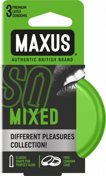 Презервативы в железном кейсе MAXUS Mixed - 3 шт. - Maxus - купить с доставкой в Пензе