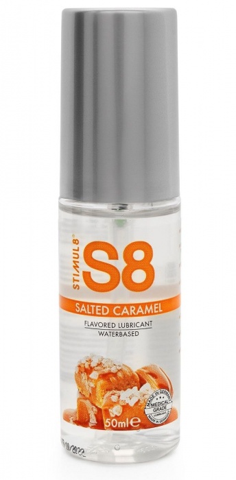 Лубрикант S8 Flavored Lube со вкусом солёной карамели - 50 мл. - Stimul8 - купить с доставкой в Пензе
