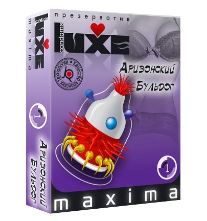Презерватив LUXE Maxima  Аризонский Бульдог  - 1 шт. - Luxe - купить с доставкой в Пензе