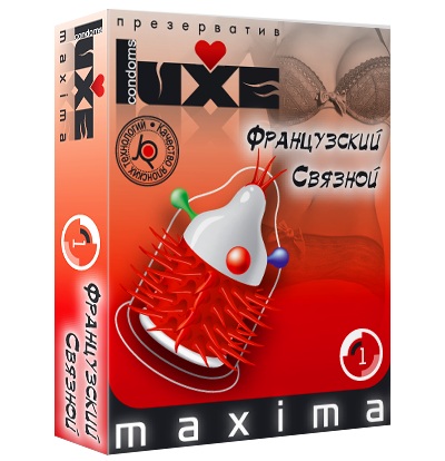 Презерватив LUXE Maxima  Французский связной  - 1 шт. - Luxe - купить с доставкой в Пензе