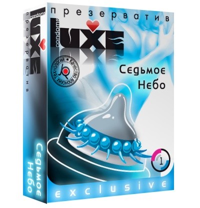Презерватив LUXE  Exclusive  Седьмое небо  - 1 шт. - Luxe - купить с доставкой в Пензе