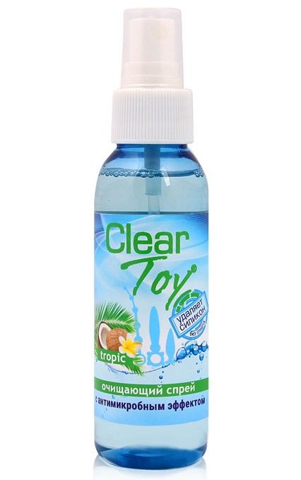 Очищающий спрей для игрушек CLEAR TOY Tropic - 100 мл. - Биоритм - купить с доставкой в Пензе