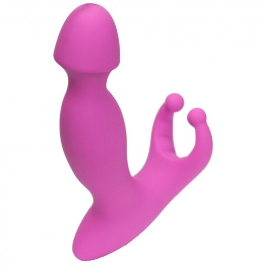Розовый стимулятор простаты с усиками - 15 см. - 4sexdreaM - в Пензе купить с доставкой