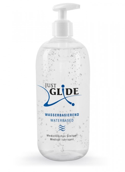 Гель-смазка на водной основе Just Glide с дозатором - 500 мл. - Orion - купить с доставкой в Пензе