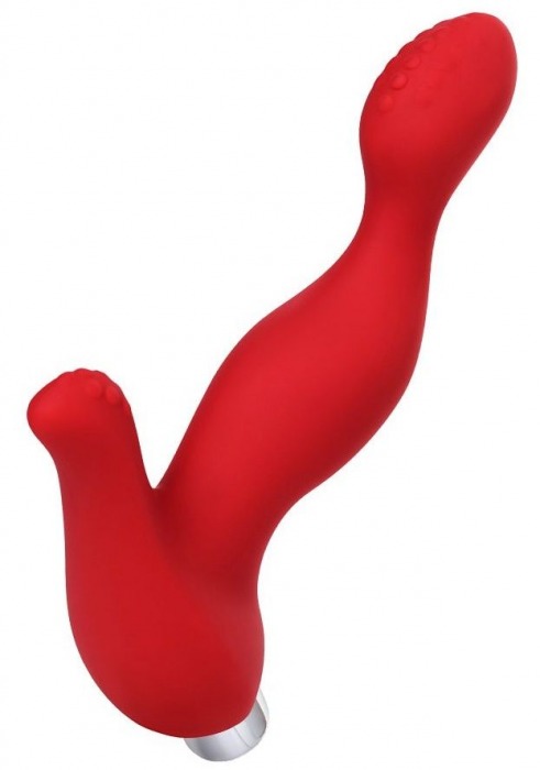 Красный силиконовый вибростимулятор простаты Proman - 12,5 см. - ToyFa - в Пензе купить с доставкой
