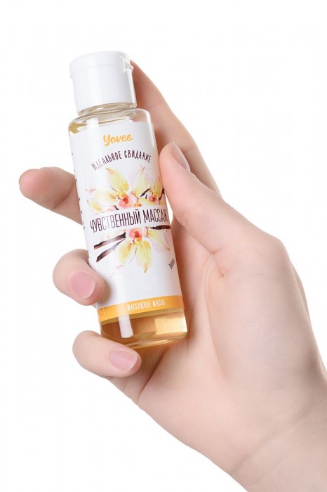 Масло для массажа «Чувственный массаж» с ароматом ванили - 50 мл. - ToyFa - купить с доставкой в Пензе
