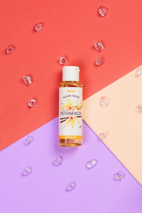Масло для массажа «Чувственный массаж» с ароматом ванили - 50 мл. - ToyFa - купить с доставкой в Пензе