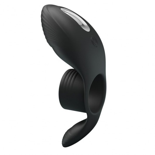 Черное кольцо на пенис с вибрацией Vibration Penis Sleeve - Baile - в Пензе купить с доставкой