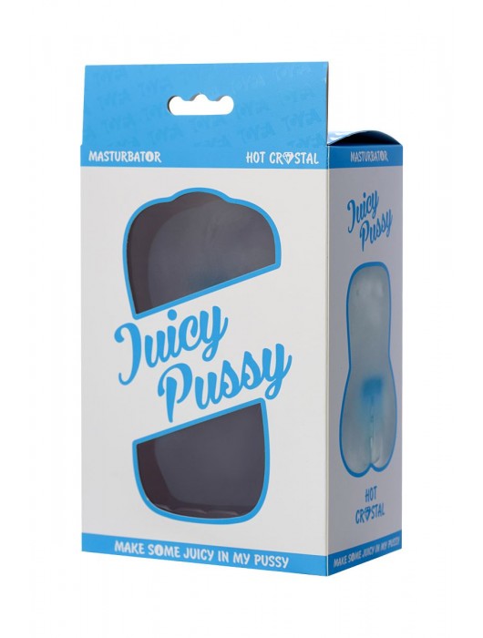 Прозрачный реалистичный мастурбатор Juicy Pussy Hot Crystal - ToyFa - в Пензе купить с доставкой