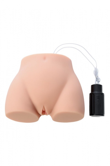 Мастурбатор-полуторс Cherry с вибрацией и двумя любовными тоннелями - KOKOS - в Пензе купить с доставкой