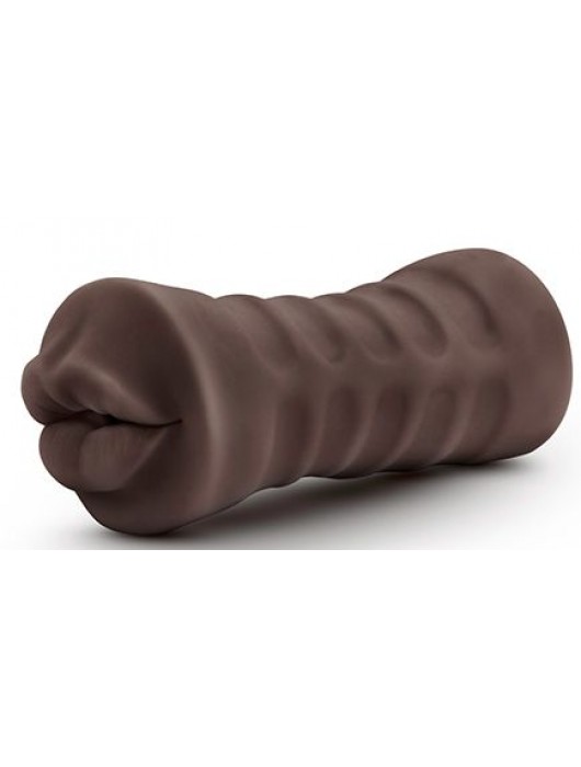 Коричневый мастурбатор-ротик Renee - Blush Novelties - в Пензе купить с доставкой