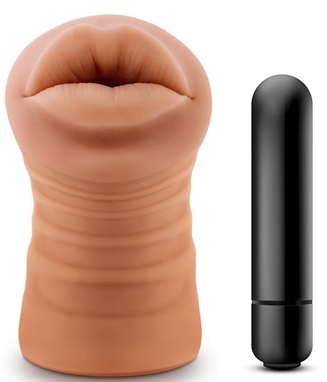 Кофейный мастурбатор-ротик Isabella - Blush Novelties - в Пензе купить с доставкой