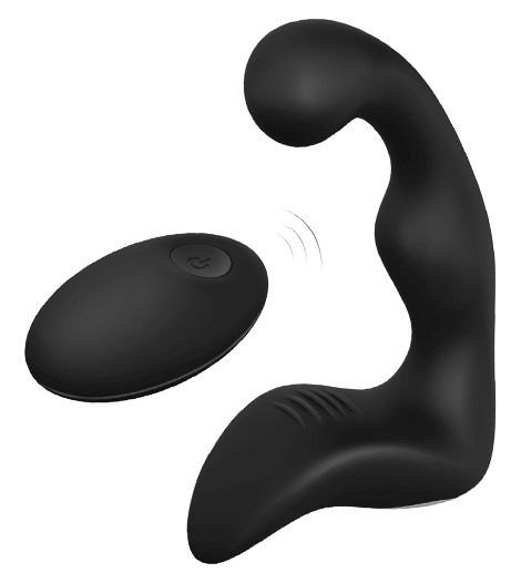 Черный вибромассажер простаты REMOTE BOOTY PLEASER - Dream Toys - в Пензе купить с доставкой