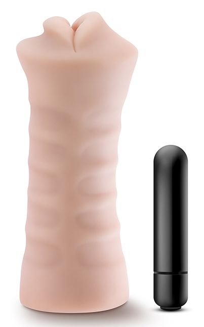 Телесный мастурбатор-ротик Angie - Blush Novelties - в Пензе купить с доставкой