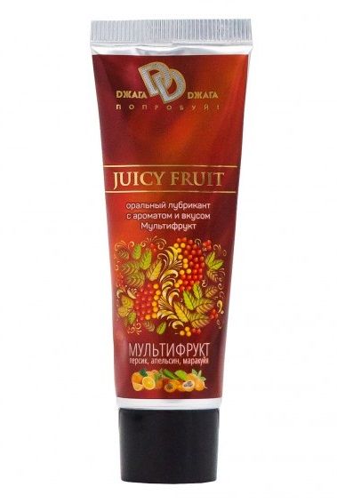 Интимный съедобный лубрикант JUICY FRUIT с ароматом фруктов - 30 мл. - БиоМед - купить с доставкой в Пензе
