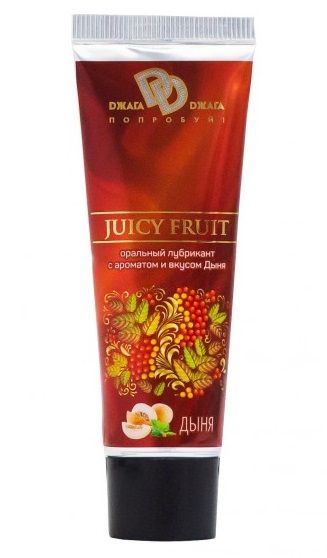 Интимный съедобный лубрикант JUICY FRUIT с ароматом дыни - 30 мл. - БиоМед - купить с доставкой в Пензе