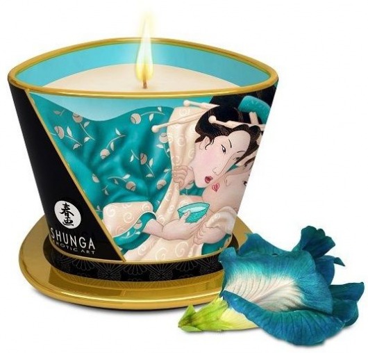Массажная свеча Island Blossoms - 170 мл. - Shunga - купить с доставкой в Пензе