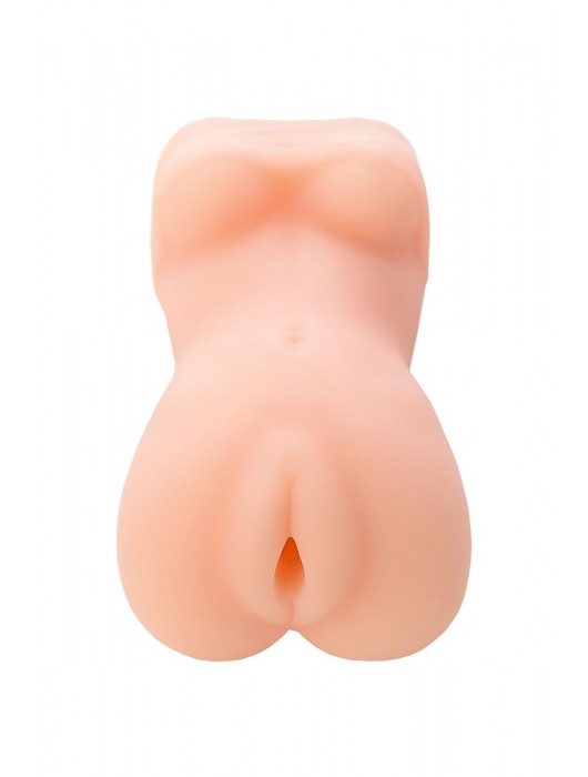 Телесный мастурбатор в виде женской фигурки - Toyfa Basic - в Пензе купить с доставкой