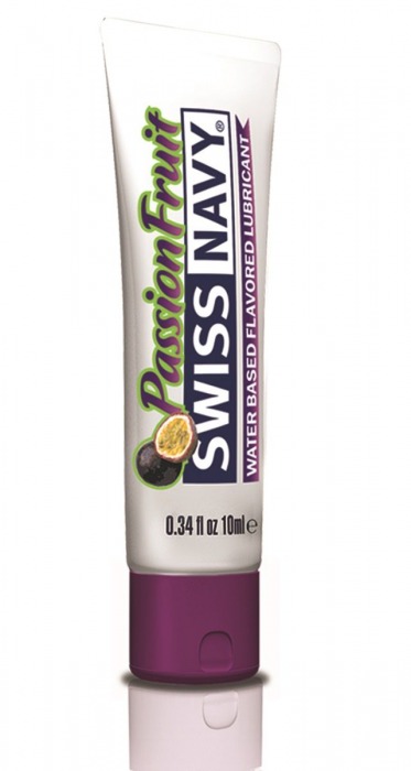 Лубрикант Swiss Navy Passion Fruit Lube с ароматом маракуйи - 10 мл. - Swiss navy - купить с доставкой в Пензе