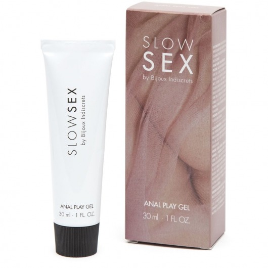 Лубрикант на водной основе Slow Sex Anal Play Gel - 30 мл. - Bijoux Indiscrets - купить с доставкой в Пензе