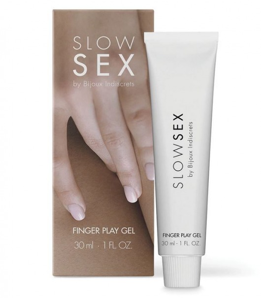 Гель для мастурбации с ароматом кокоса Slow Sex Finger Play Gel - 30 мл. - Bijoux Indiscrets - купить с доставкой в Пензе