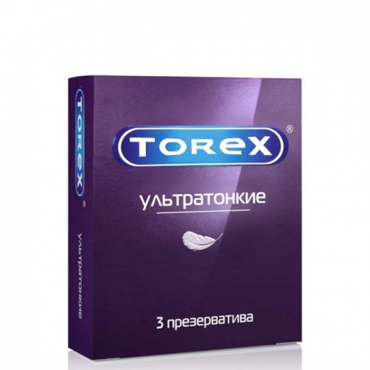 Презервативы Torex  Ультратонкие  - 3 шт. - Torex - купить с доставкой в Пензе