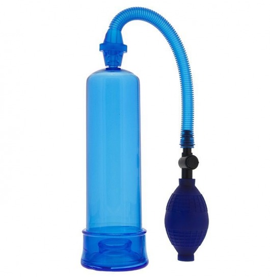 Синяя вакуумная помпа MENZSTUFF PENIS ENLARGER - Dream Toys - в Пензе купить с доставкой