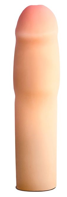 Телесная насадка-удлинитель на пенис PERFORMANCE 1.5INCH COCK XTENDER - 16 см. - Blush Novelties - в Пензе купить с доставкой