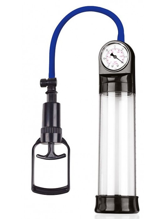 Прозрачная вакуумная помпа Sex Expert с манометром - Sex Expert - в Пензе купить с доставкой