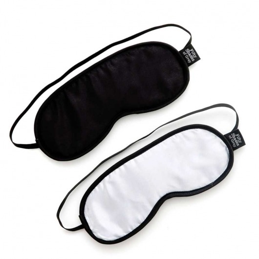 Набор из двух масок на глаза Soft Blindfold Twin Pack - Fifty Shades of Grey - купить с доставкой в Пензе