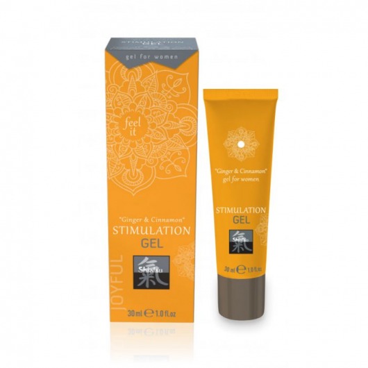 Возбуждающий интимный гель STIMULATION GEL Ginger   Cinnamon - 30 мл. - Shiatsu - купить с доставкой в Пензе
