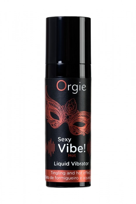 Разогревающий гель для массажа ORGIE Sexy Vibe Hot с эффектом вибрации - 15 мл. - ORGIE - купить с доставкой в Пензе