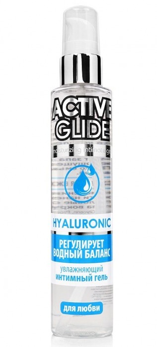 Увлажняющий интимный гель Active Glide Hyaluronic - 100 гр. - Биоритм - купить с доставкой в Пензе