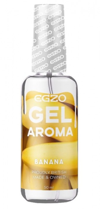 Интимный лубрикант EGZO AROMA с ароматом банана - 50 мл. - EGZO - купить с доставкой в Пензе