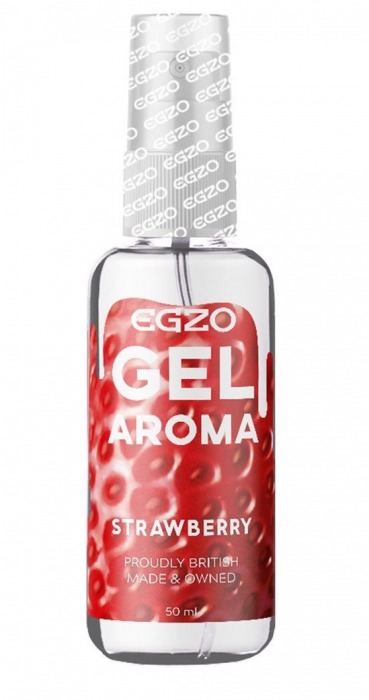 Интимный лубрикант EGZO AROMA с ароматом клубники - 50 мл. - EGZO - купить с доставкой в Пензе