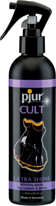 Спрей для ухода за одеждой из латекса pjur CULT Ultra Shine - 250 мл. - Pjur - купить с доставкой в Пензе