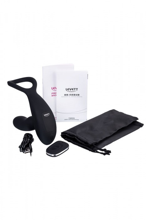 Черный стимулятор простаты Maud с вибрацией - Levett - в Пензе купить с доставкой