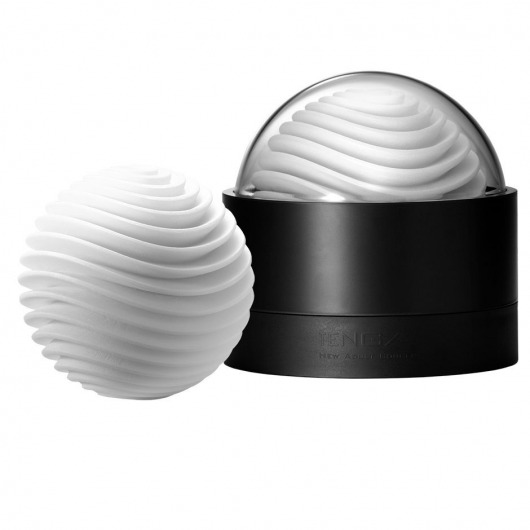 Белый мастурбатор Tenga Geo Aqua - Tenga - в Пензе купить с доставкой