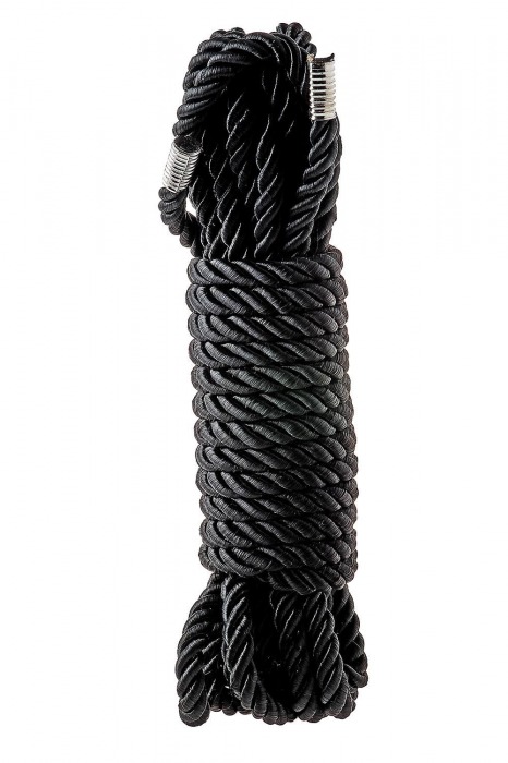 Черная веревка для шибари DELUXE BONDAGE ROPE - 5 м. - Dream Toys - купить с доставкой в Пензе