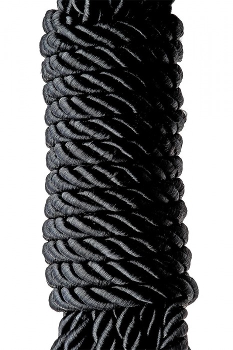 Черная веревка для шибари DELUXE BONDAGE ROPE - 5 м. - Dream Toys - купить с доставкой в Пензе