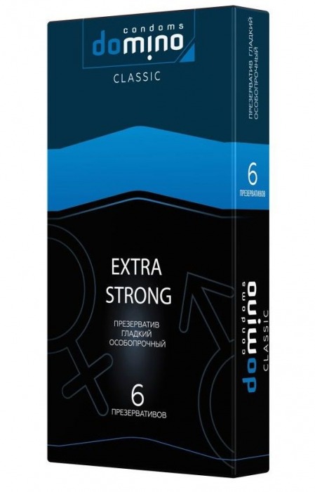 Суперпрочные презервативы DOMINO Extra Strong - 6 шт. - Domino - купить с доставкой в Пензе