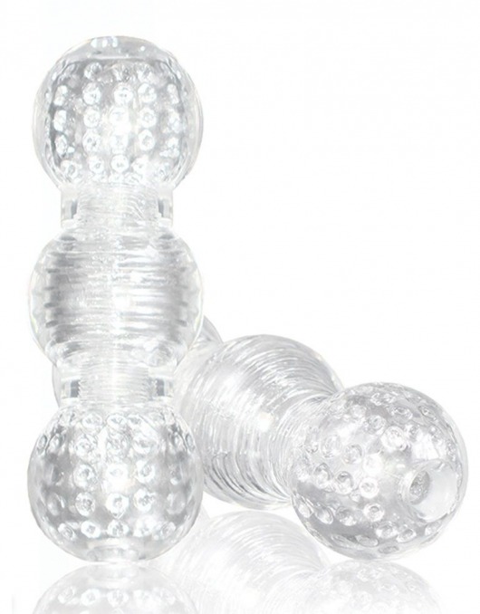 Прозрачный фигурный мастурбатор Master Stroker - Blush Novelties - в Пензе купить с доставкой