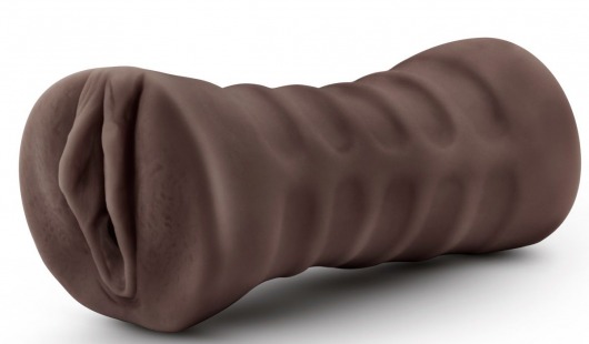 Коричневый мастурбатор-вагина Hot Chocolate Brianna - Blush Novelties - в Пензе купить с доставкой
