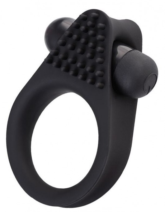 Черное эрекционное виброкольцо Brid с шипиками - A-toys - в Пензе купить с доставкой
